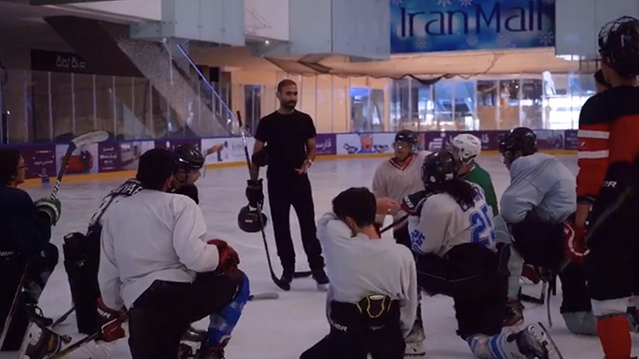 تمرينات مستمر تیم ملی هاکی روی یخ زیر 20 سال