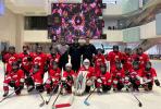 Report and interview with coach of National Ice hockey boys team U10