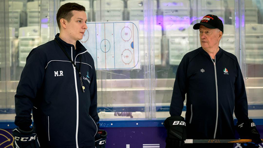 The beginning of Russian ice hockey coaches in Tehran